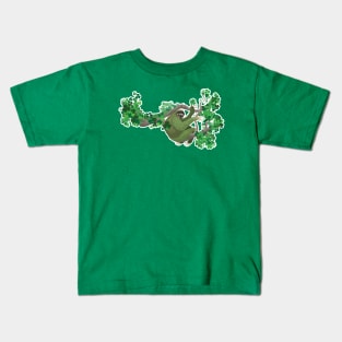 Shamrock Sloth Kids T-Shirt